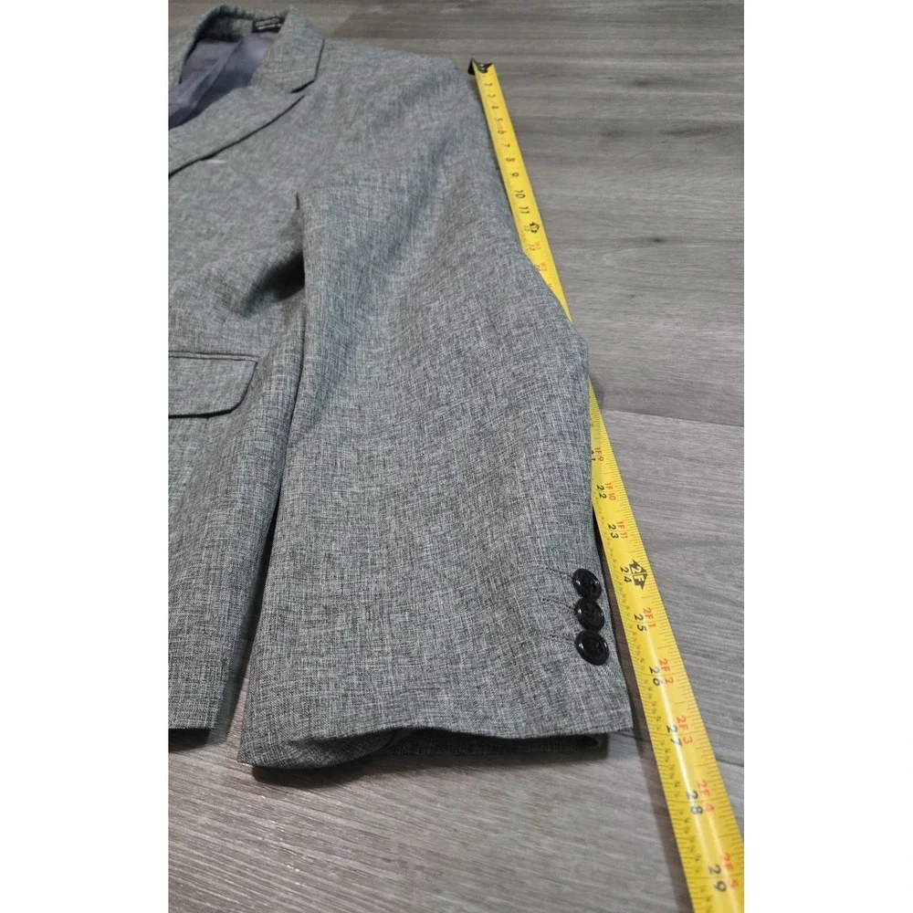 Coofandy Men's 1-Button Sports Coat Blazer Jacket Gray Size 3XL Pockets - Picture 13 of 14